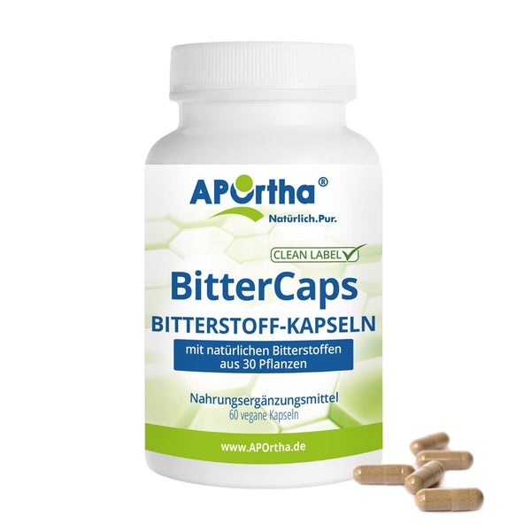 APOrtha® BitterCaps Bitterstoffe-Kapseln - vegane Kapseln 60 St