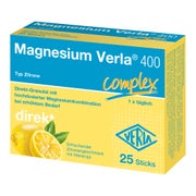Produktabbildung: Magnesium Verla 400 Typ Zitrone 25 St