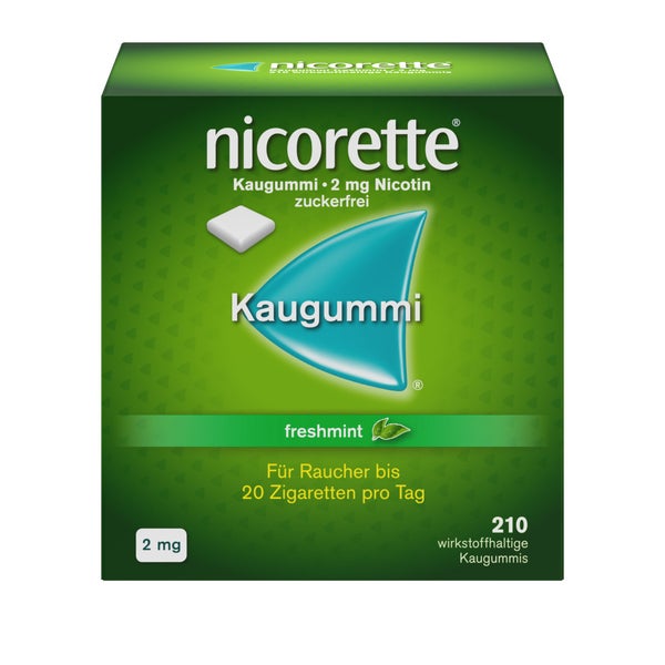 nicorette Kaugummi 2mg freshmint 210 St
