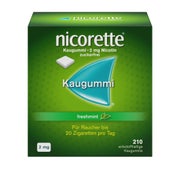 Produktabbildung: nicorette® Kaugummi 2 mg 210 St