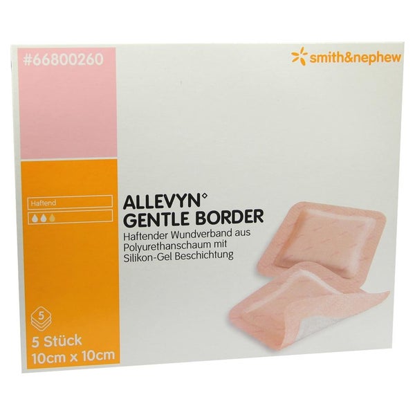 Allevyn Gentle Border 10x10 cm Schaumver 5 St