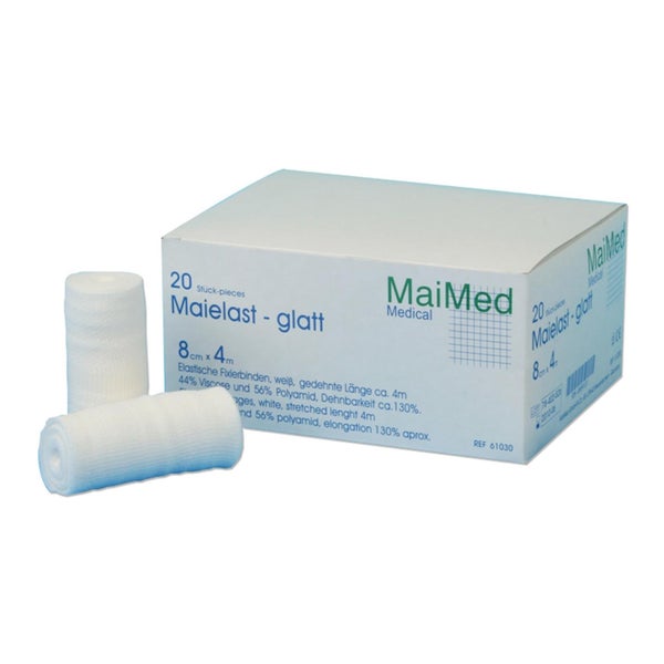 MaiMed Maielast glatt elastische Fixierbinde - 4 cm x 4 m 20 St