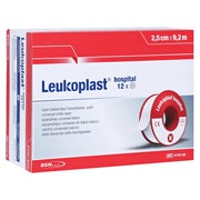 BSN Leukoplast hospital Fixierpflaster - 12 Rollen 2,50 cm x 9,2 m 12 St