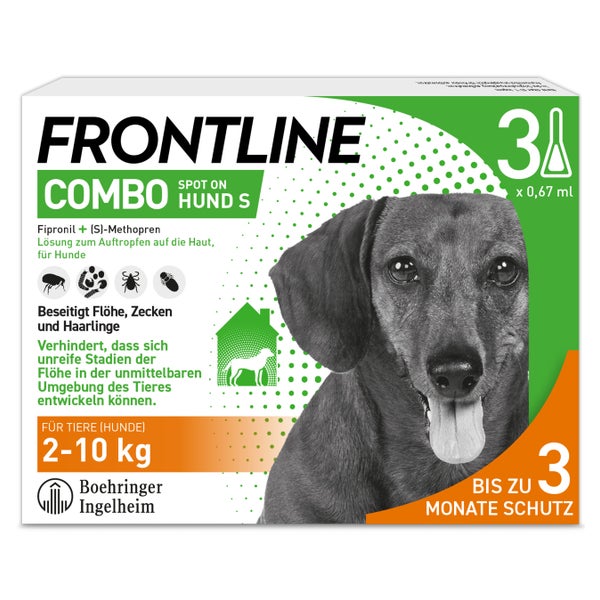 FRONTLINE Hund S 2-10 kg 3 St