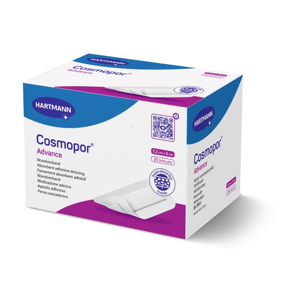 Cosmopor advance 7,2 x 5 cm 25 St
