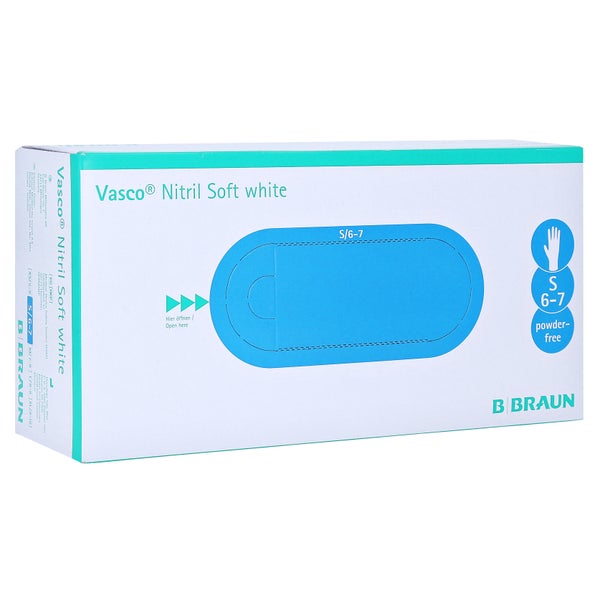 Vasco Nitril Soft white Unt.Handsch.pude 200 St
