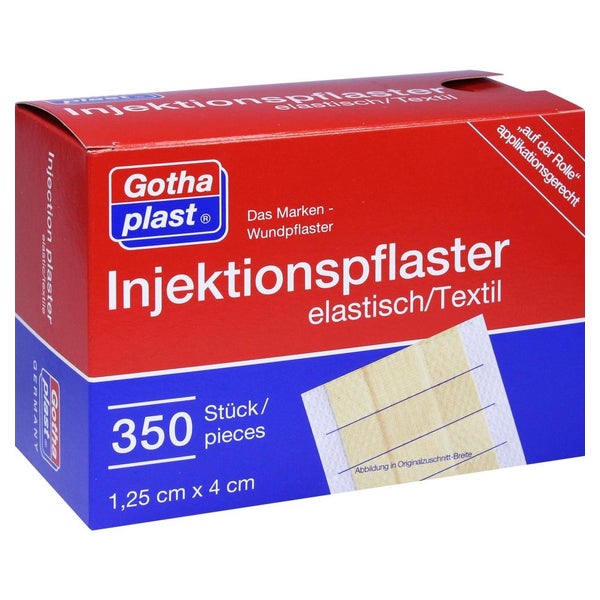 Gothaplast Injektionspflaster 1,25x4 cm 350 St