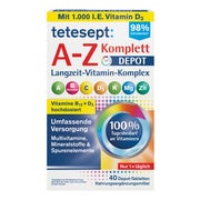 tetesept Vitamin A-Z Kompeltt Depot | Langzeit-Vitamin-Komplex 40 St