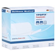 Produktabbildung: Holthaus Medical YPSIFIX Fixierbinden 20-fädig, lose (20 Stck.) - 4 m x 8 cm 20 St