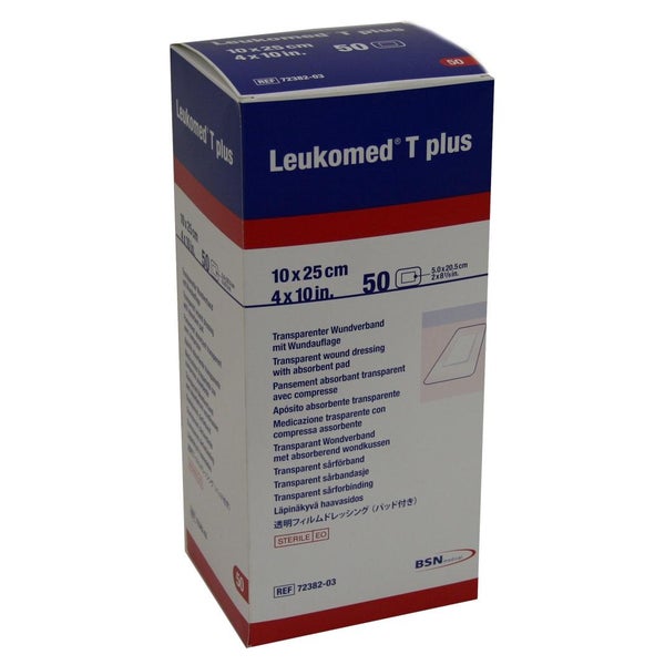 Leukomed Transp.plus Sterile Pflaster 10 50 St