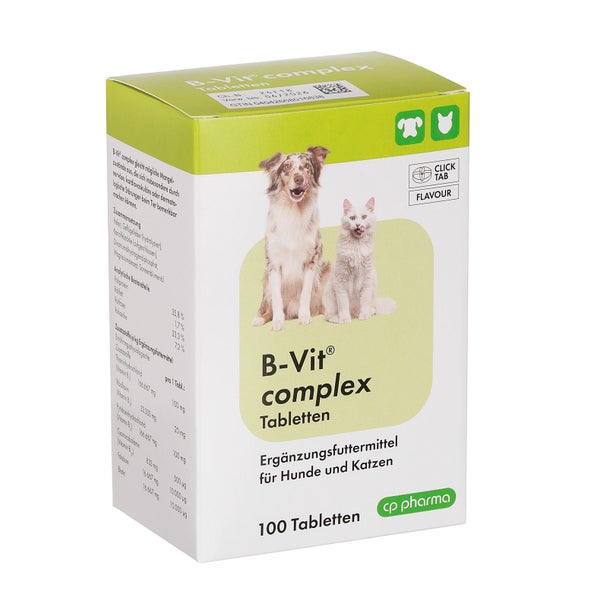 B-Vit complex Erg.Futterm.Tabl.f.Hunde/Katzen 100 St