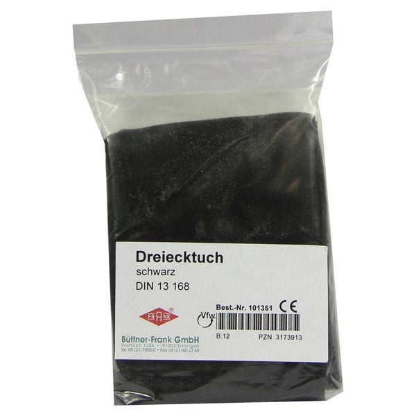 Dreiecktuch Schwarz 1 St