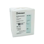 Produktabbildung: Mullkompressen 10x10 cm unsteril 8fach 100 St