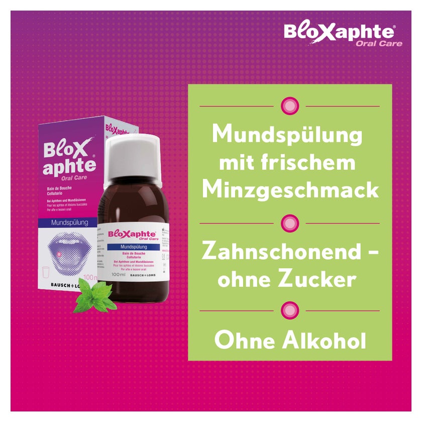 Bloxaphte Oral Care Mundspülung 100 ml
