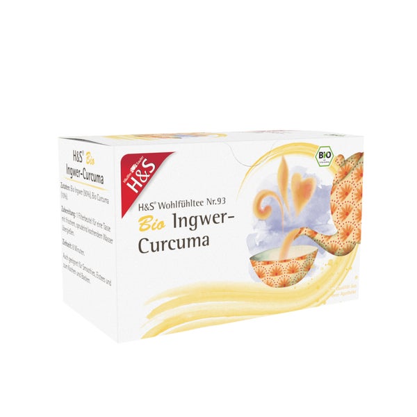 H&S Bio Ingwer-curcuma Filterbeutel 20X1,25 g