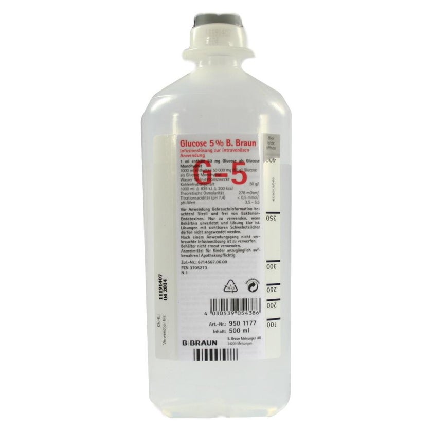 Glucose 5% B.braun Ecoflac Plus 500 ml