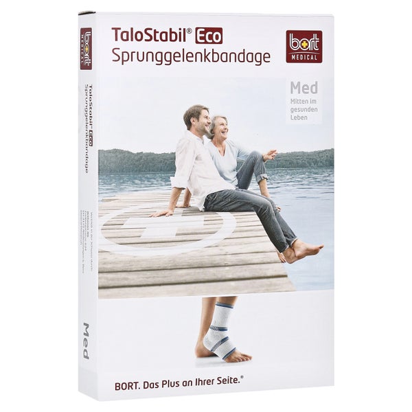 BORT Talostabil Eco Sprunggel.Band.L sil 1 St