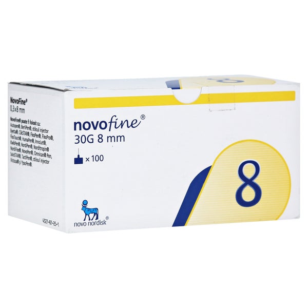 Novofine Nadeln 30 G 0,30x8 mm 100 St