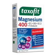taxofit Magnesium 400 + B1+ B6+ B12+ Folsäure 45 St
