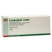 Lohmann & Rauscher Lenkelast color Universalbinde blau 10 Stück - 6 cm x 5 m 10 St