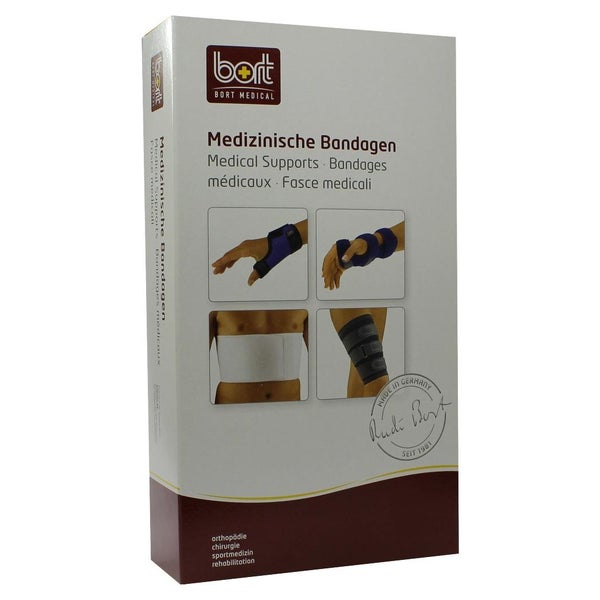 BORT Rippengürtel Damen L weiß 1 St