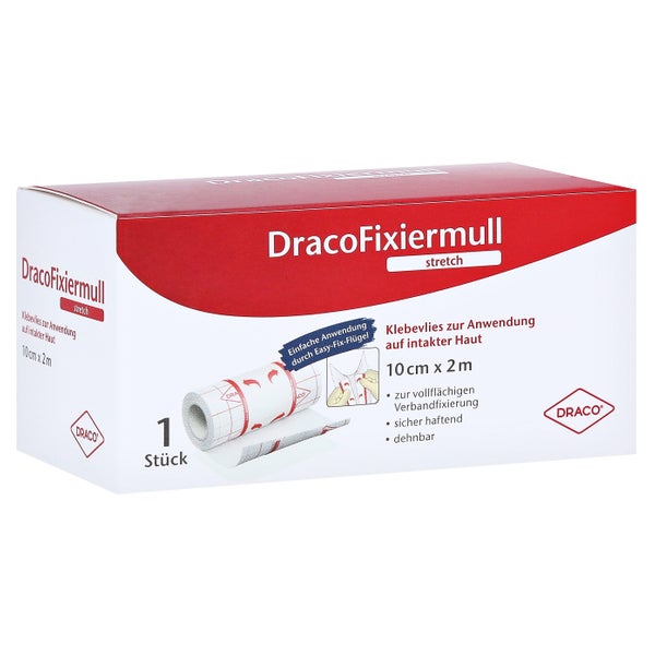 Dracofixiermull Stretch 10 cmx2 m 1 St