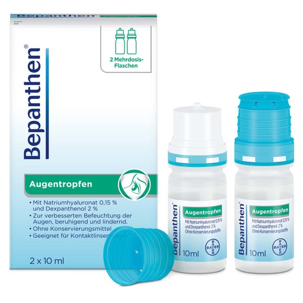 Bepanthen Augentropfen 2X10 ml