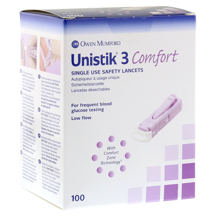 Unistik 3 Comfort 1,8 mm Eindr.Tiefe Ste 100 St