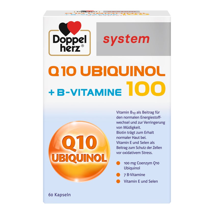 Doppelherz system Q10 UBIQUINOL 100 + B-VITAMINE 60 St