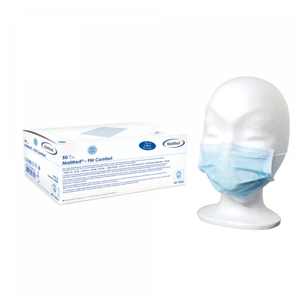 MaiMed® FM Comfort OP-Mundschutz, mit Gummizug 50 Stck. - gelb 50 St