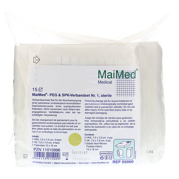 MaiMed PEG & SPK Verbandset Nr. 1, steril 15 St