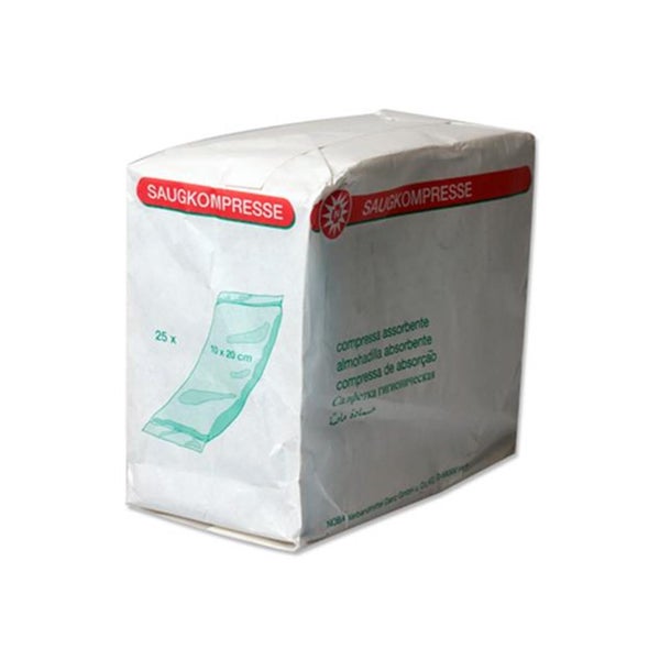 NOBA Saugkompressen unsteril 25 Stück - 10 x 20 cm 25 St