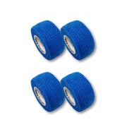 Produktabbildung: LisaCare Fingerpflaster 2,5cm x 4,5m - 4er Set Blau 4 St