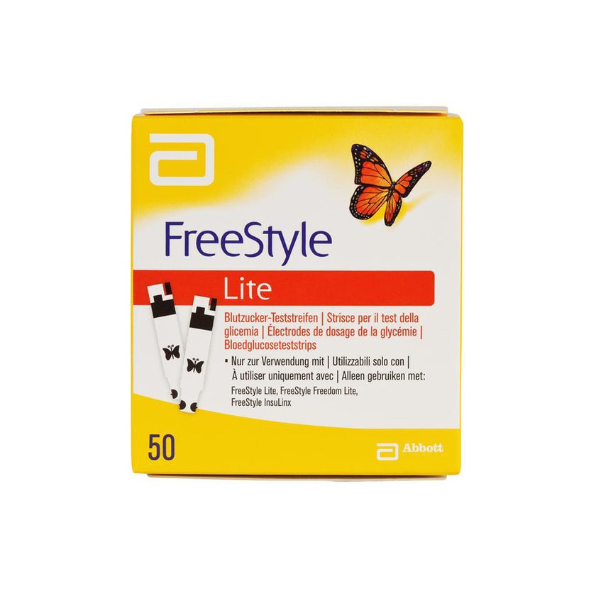 Freestyle Lite Teststreifen ohne Codieren 50 St