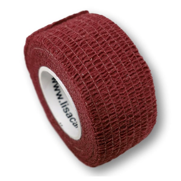 LisaCare Fingerpflaster - Weinrot - 2,5cm x 4,5m 1 St