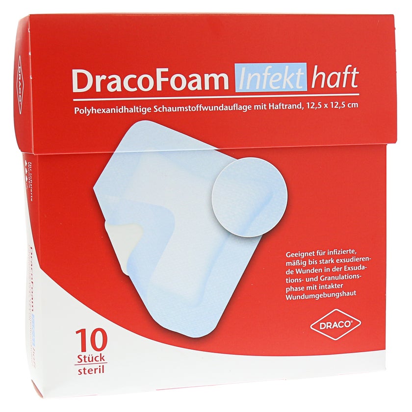 Dracofoam Infekt haft Schaumst.Wundauf.1 10 St