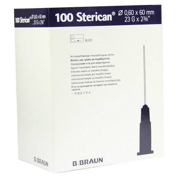 Sterican Kanülen 23 Gx2 2/5 0,6x60 mm 100 St