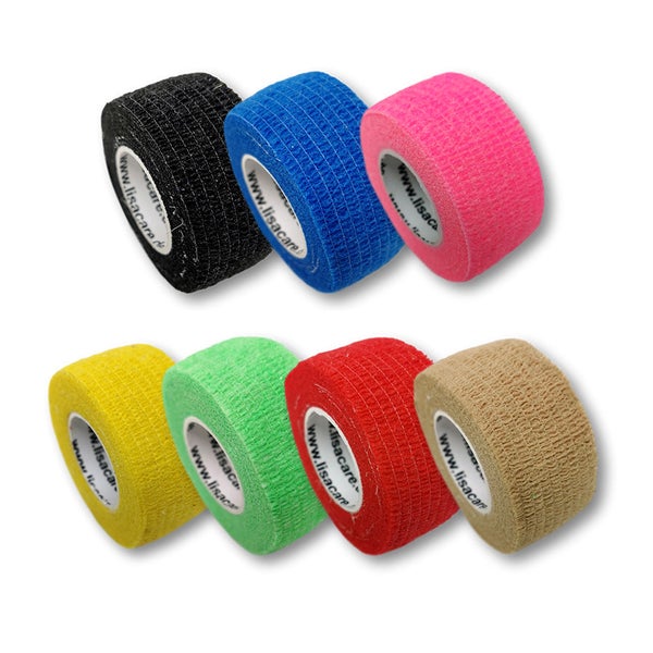 LisaCare Fingerpflaster 2,5cm x 4,5m - 7er Farb-Mix 7 St
