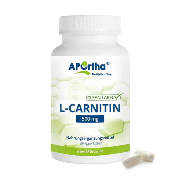 APOrtha® L-Carnitin 500 mg - vegane Kapseln 120 St