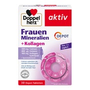 Produktabbildung: Doppelherz Frauen Mineralien + Kollagen Depot 30 St
