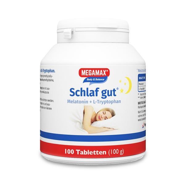 Schlaf Gut Melatonin+l-tryptophan 100 St