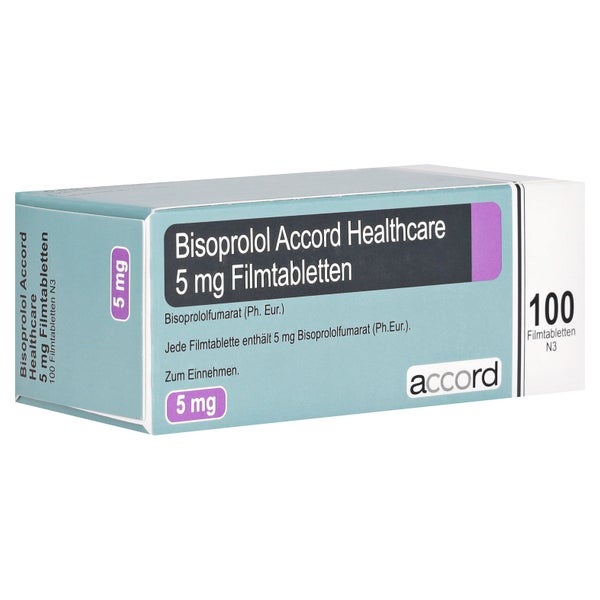 BISOPROLOL Accord Healthcare 5 mg Filmtabletten 100 St