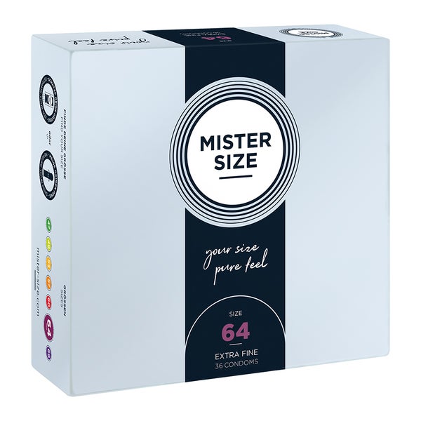 Mister Size «64» robust & komfortabel - Maßkondome (36 Kondome) 36 St
