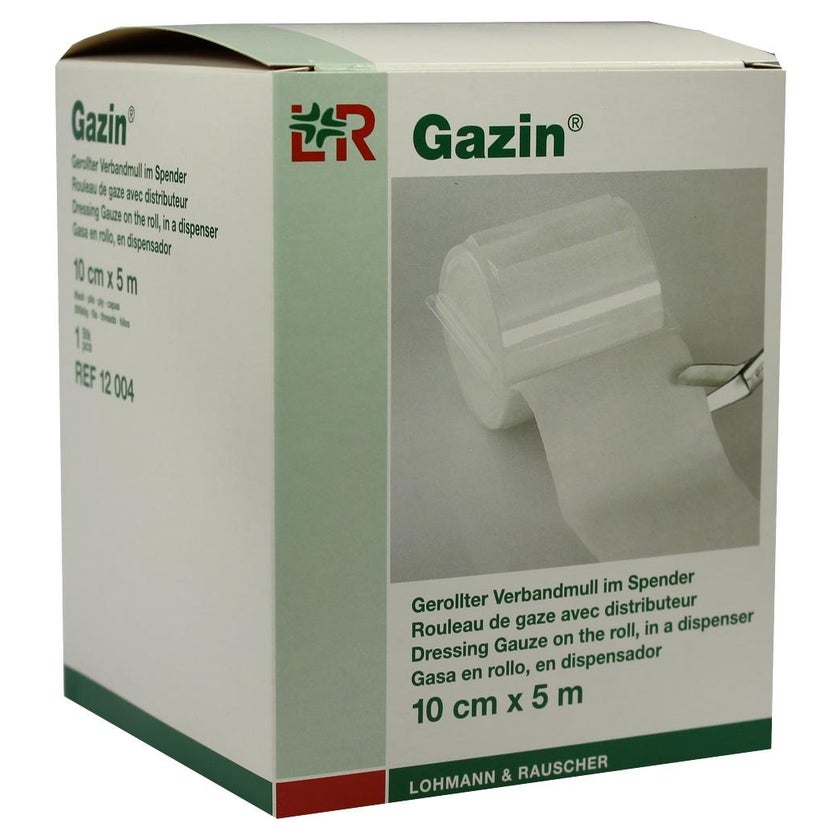 Gazin Verbandmull 10 cmx5 m 8fach 1 St