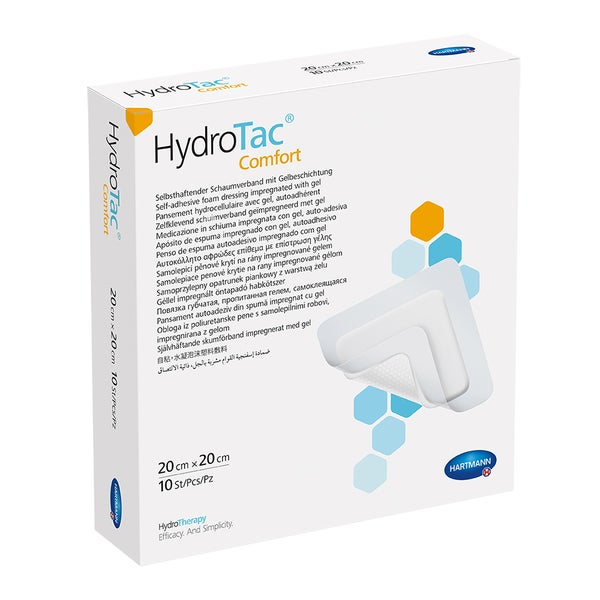 HydroTac comfort Schaumverband 20x20cm 10 St