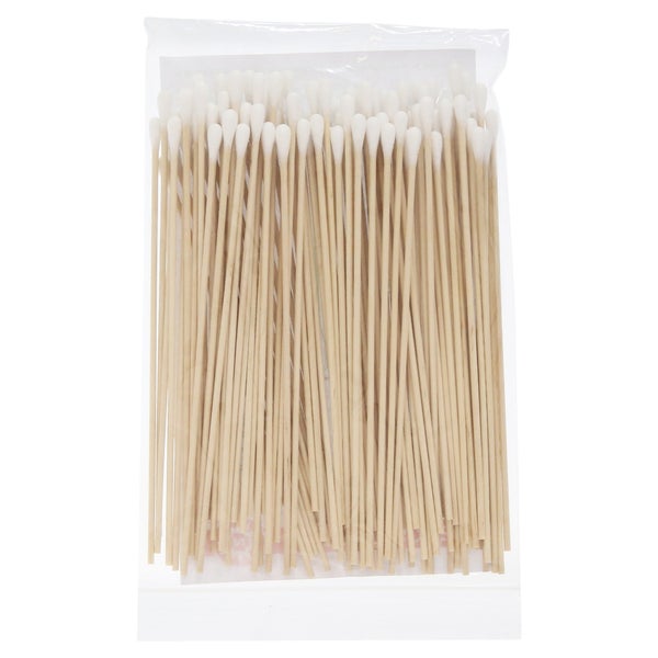 Wattestäbchen Holz 15 cm 4-5 mm mit Watt 100 St