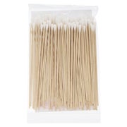 Produktabbildung: Wattestäbchen Holz 15 cm 4-5 mm mit Watt 100 St