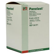 Lohmann & Rauscher Panelast Pflasterbinde, cremefarben, längs- und querelastisch - 1 Stück, einzeln in Faltschachtel, Maße: 8 cm x 2,5 m 1 St