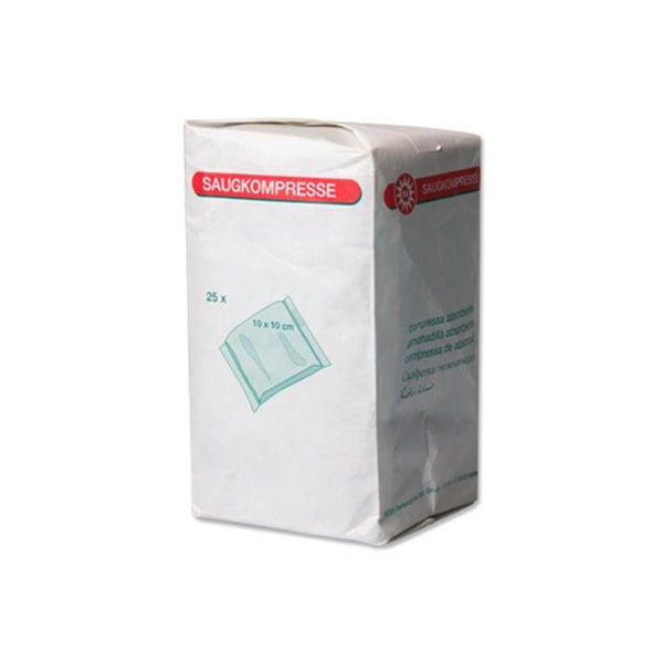 Noba Nobasorb Saugkompressen, unsteril, 10 x 10 cm 25 St