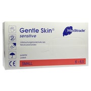 Produktabbildung: Meditrade Gentle Skin sensitive Einmalhandschuhe Latex 100 Stück - S 100 St